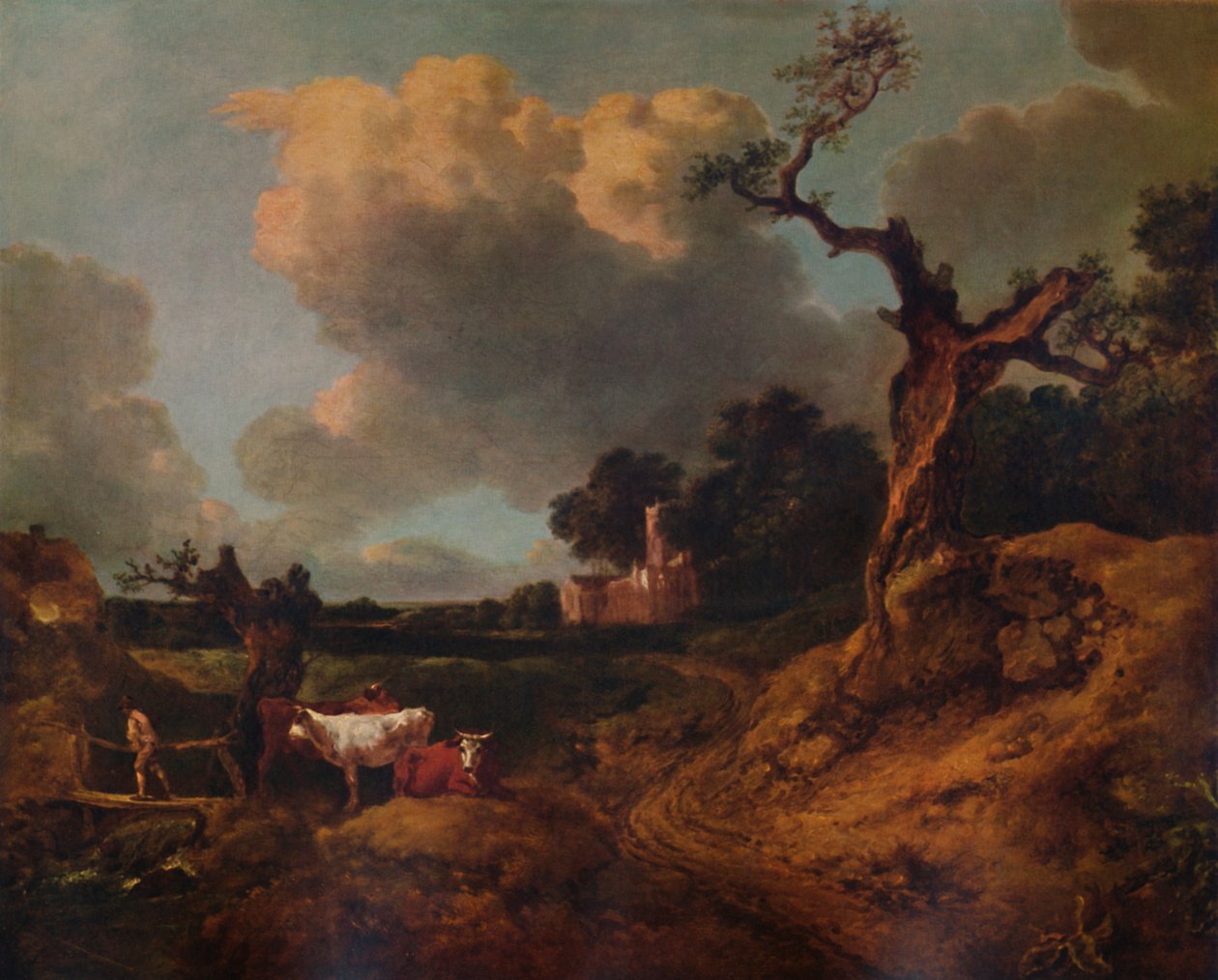 Elmsett Church, West Suffolk, 18. století, 1935 od Thomas Gainsborough