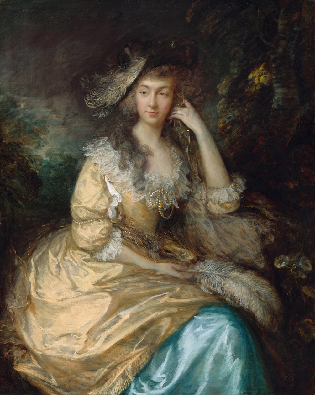 Frances Susanna, Lady de Dunstanville od Thomas Gainsborough