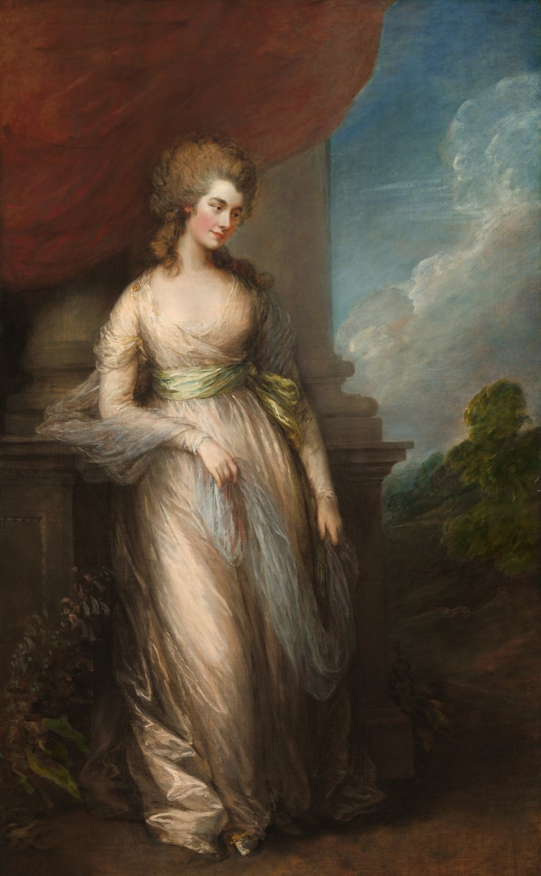 Georgiana, vévodkyně z Devonshire od Thomas Gainsborough
