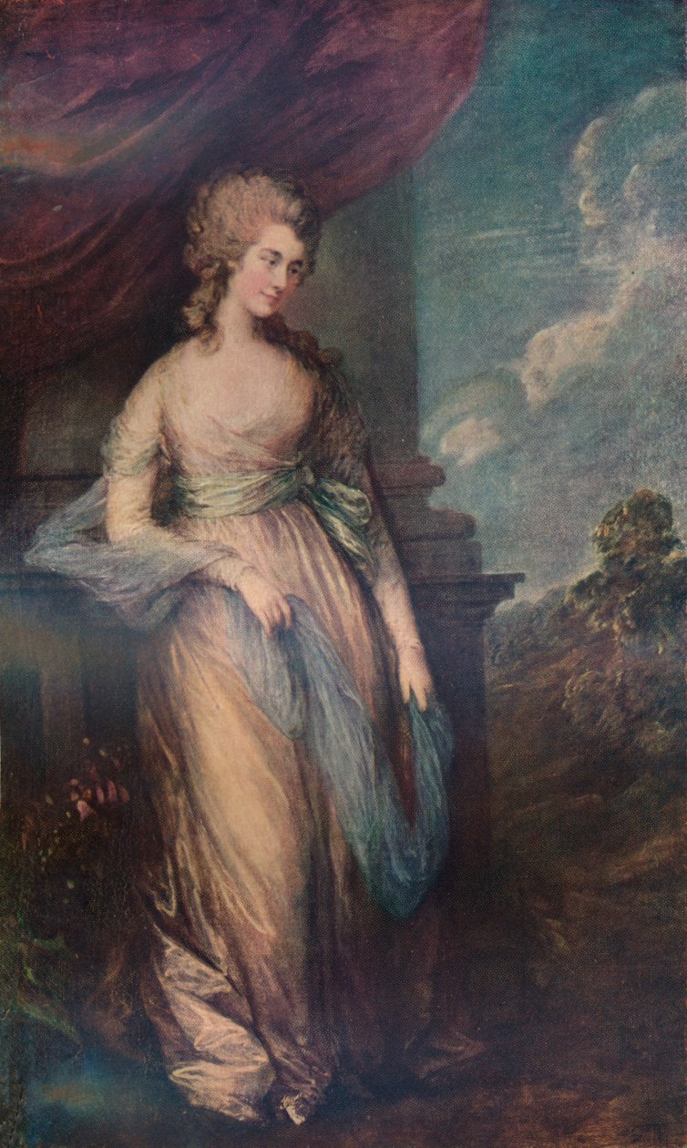 Georgiana, vévodkyně z Devonshire, 1783, 1911 od Thomas Gainsborough
