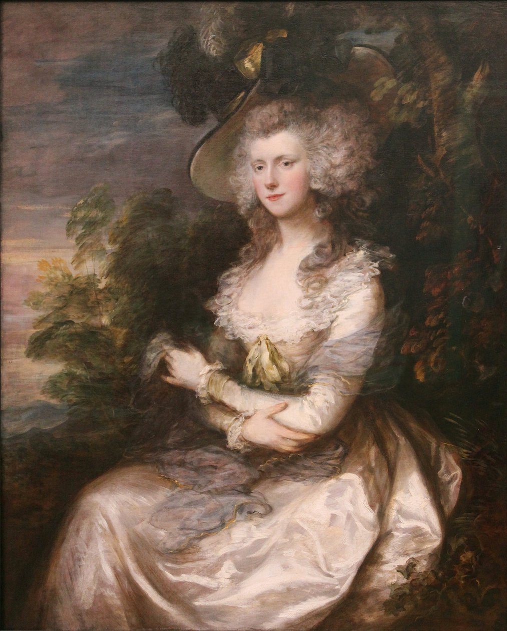 Německy: paní Thomas Hibbert Portrét paní Thomas Hibbert od Thomas Gainsborough