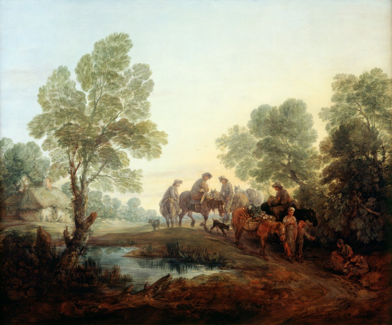 Going to Market, n. 1770 (öljy kankaalle) od Thomas Gainsborough