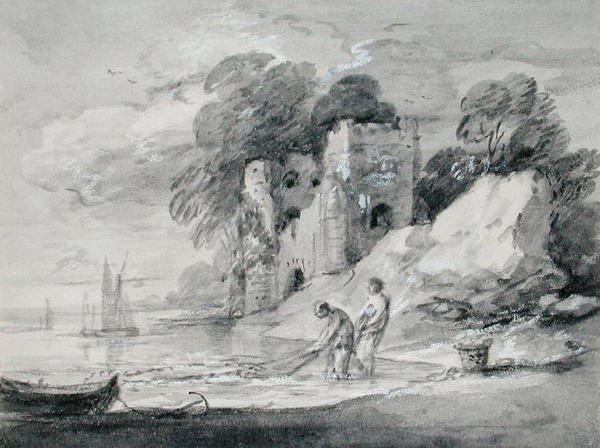 Vytahování sítě Seiny od Thomas Gainsborough