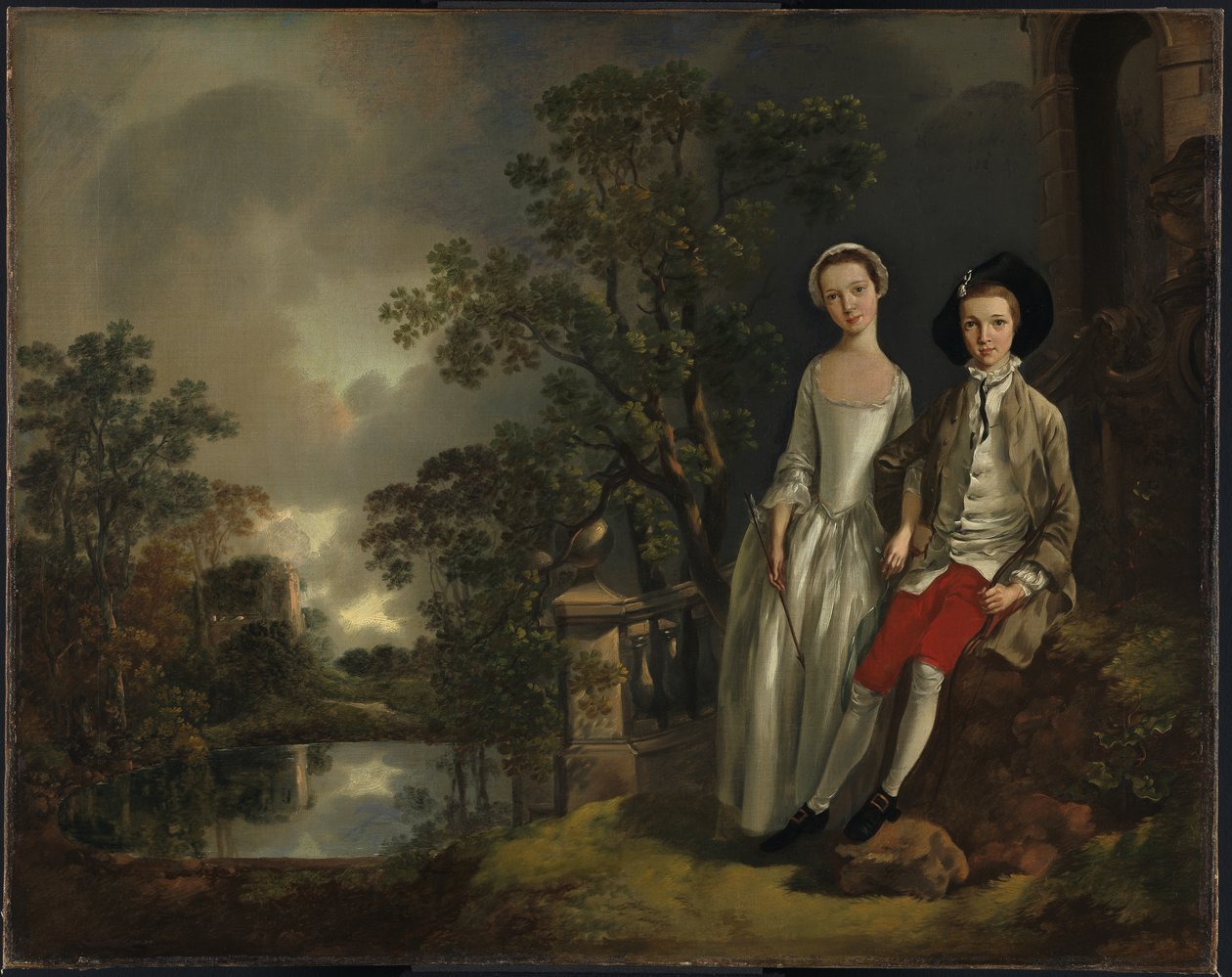 Heneage Lloyd a jeho sestra Lucy od Thomas Gainsborough