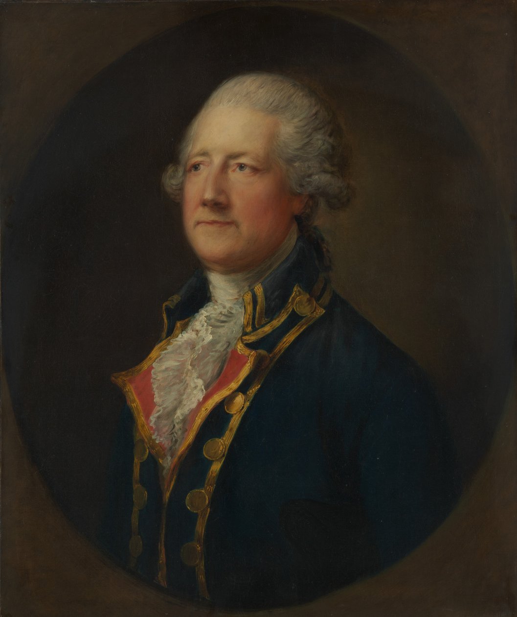 John Hobart 1723-1793, 2. hrabě z Buckinghamshire. od Thomas Gainsborough
