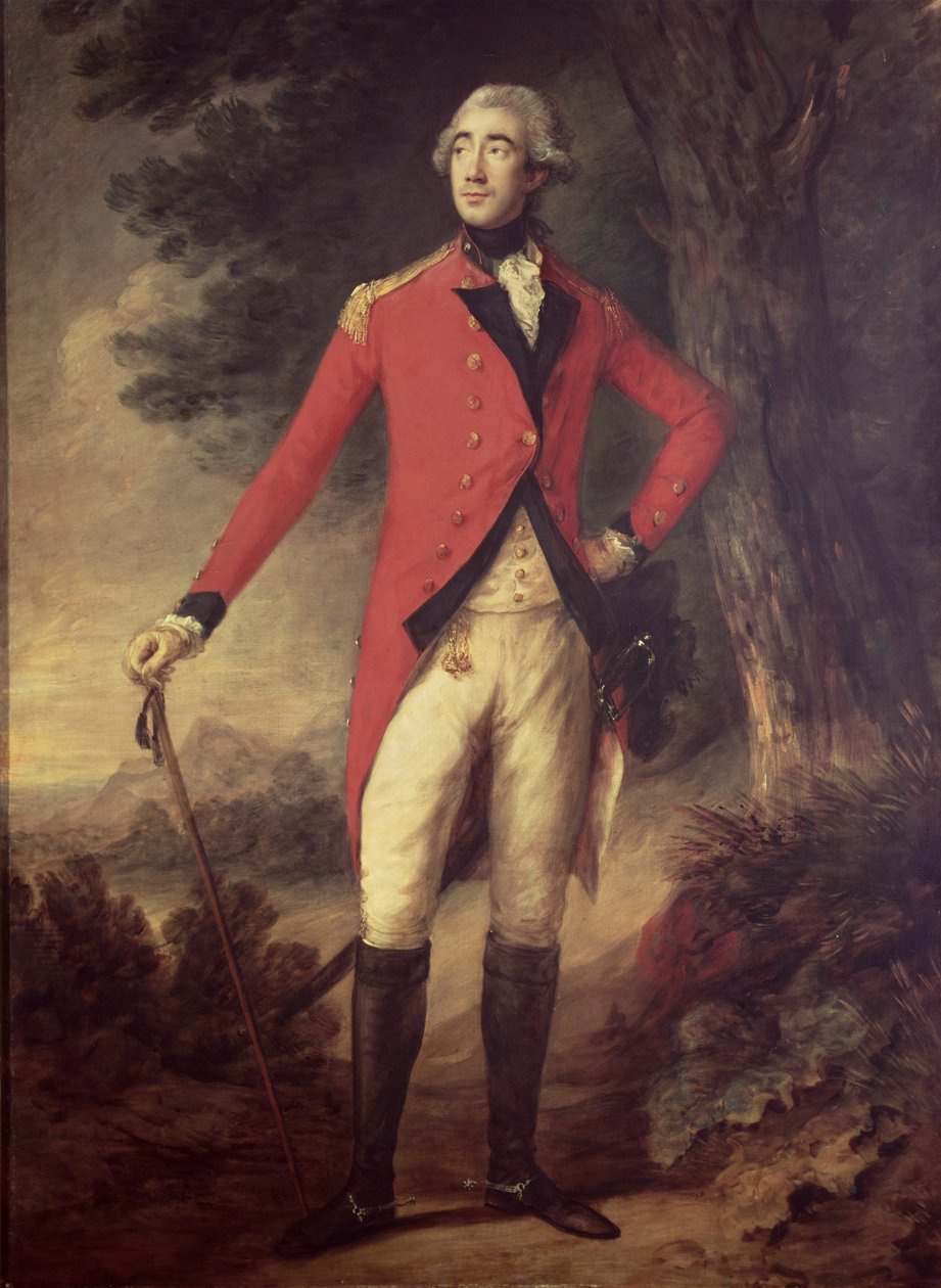 Lord Hastings (1732-1818) guvernér Indie, 80. léta 18. století od Thomas Gainsborough