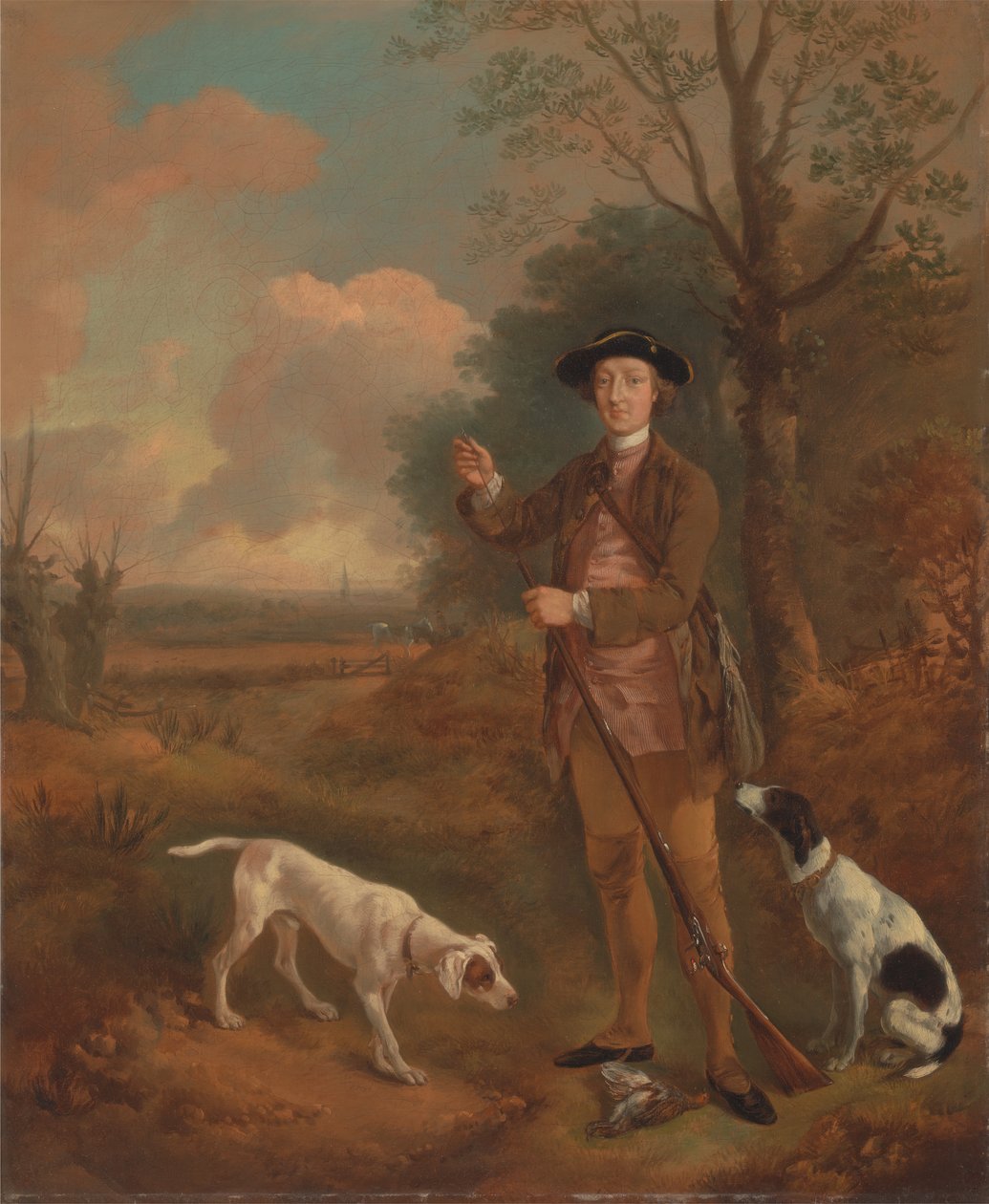 Major John Dade, z Tannington, Suffolk, ca. 1755. od Thomas Gainsborough