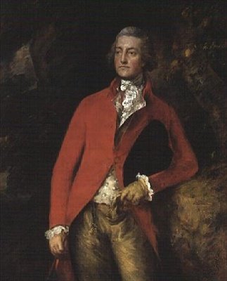 Major William Tennant z Needwood House, Staffordshire (olej na plátně) od Thomas Gainsborough