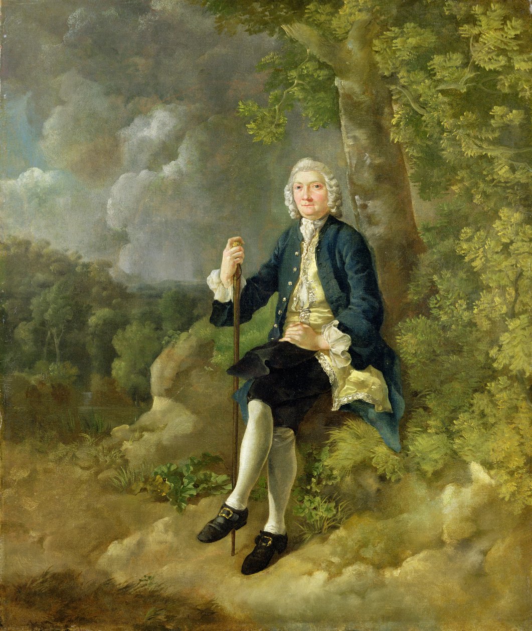 Mr Clayton Jones, kolem 1744-45 (olej na plátně) od Thomas Gainsborough