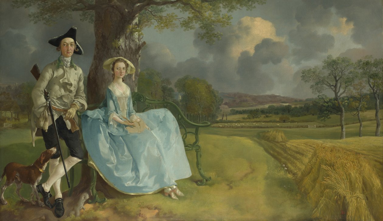Pan a paní Andrewsovi, 1750 od Thomas Gainsborough