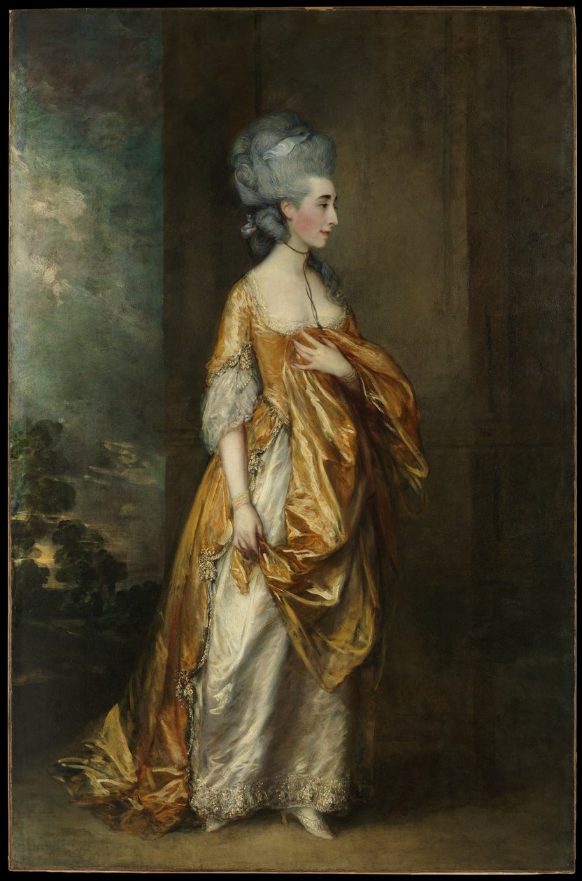 Paní Grace Dalrymple Elliottová (1754?-1823) od Thomas Gainsborough
