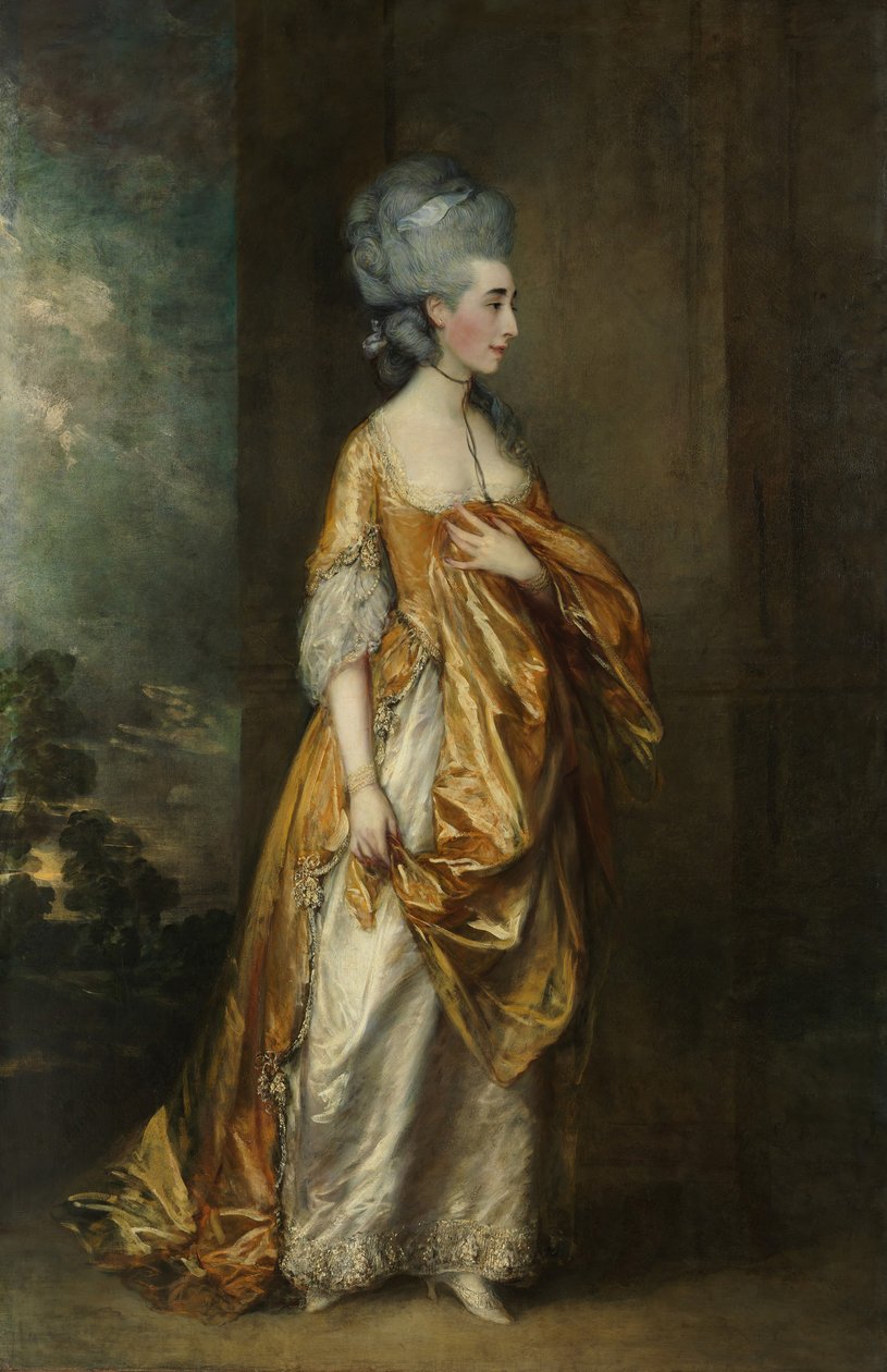 Paní Grace Dalrymple Elliott 1754-1823, 1778. od Thomas Gainsborough