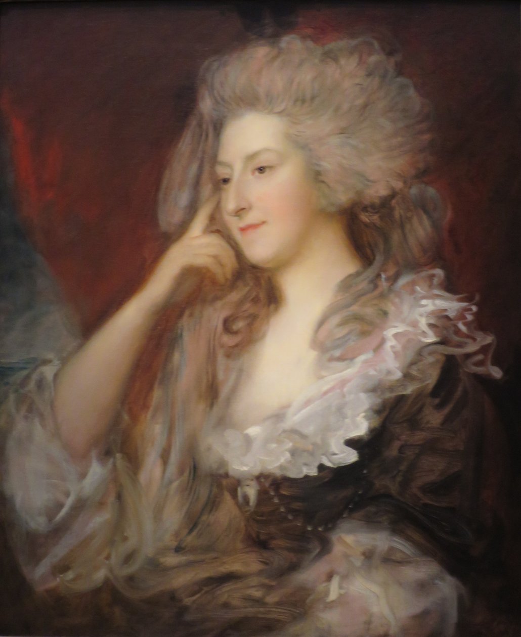 Paní Maria Anne Fitzherbertová, Thomas Gainsborough, 1784 od Thomas Gainsborough