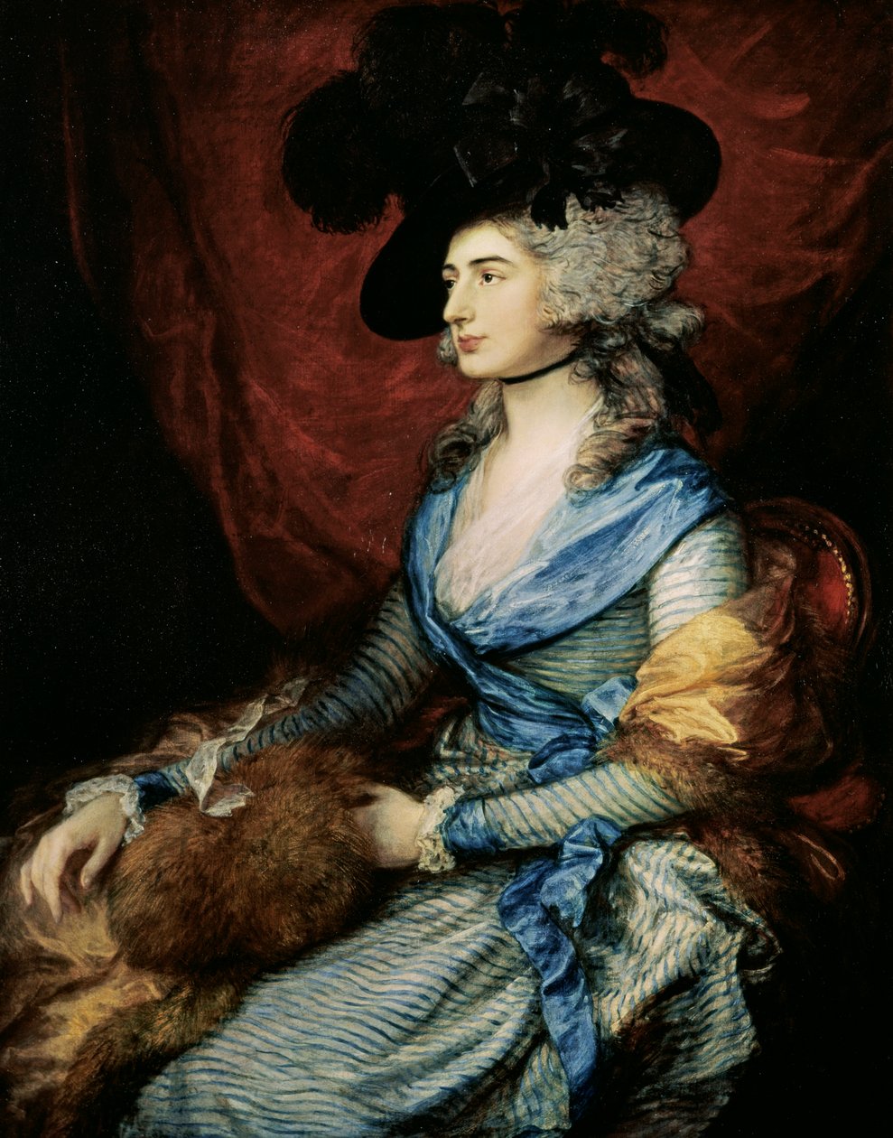 Paní Sarah Siddons, herečka (1755-1831), 1785 od Thomas Gainsborough