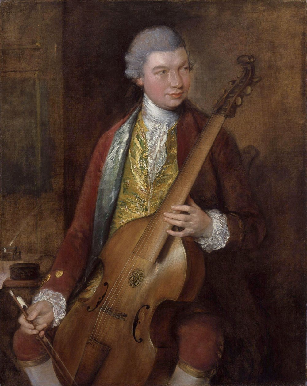 Portrét Carla Friedricha Abela (1723-1787) od Thomas Gainsborough