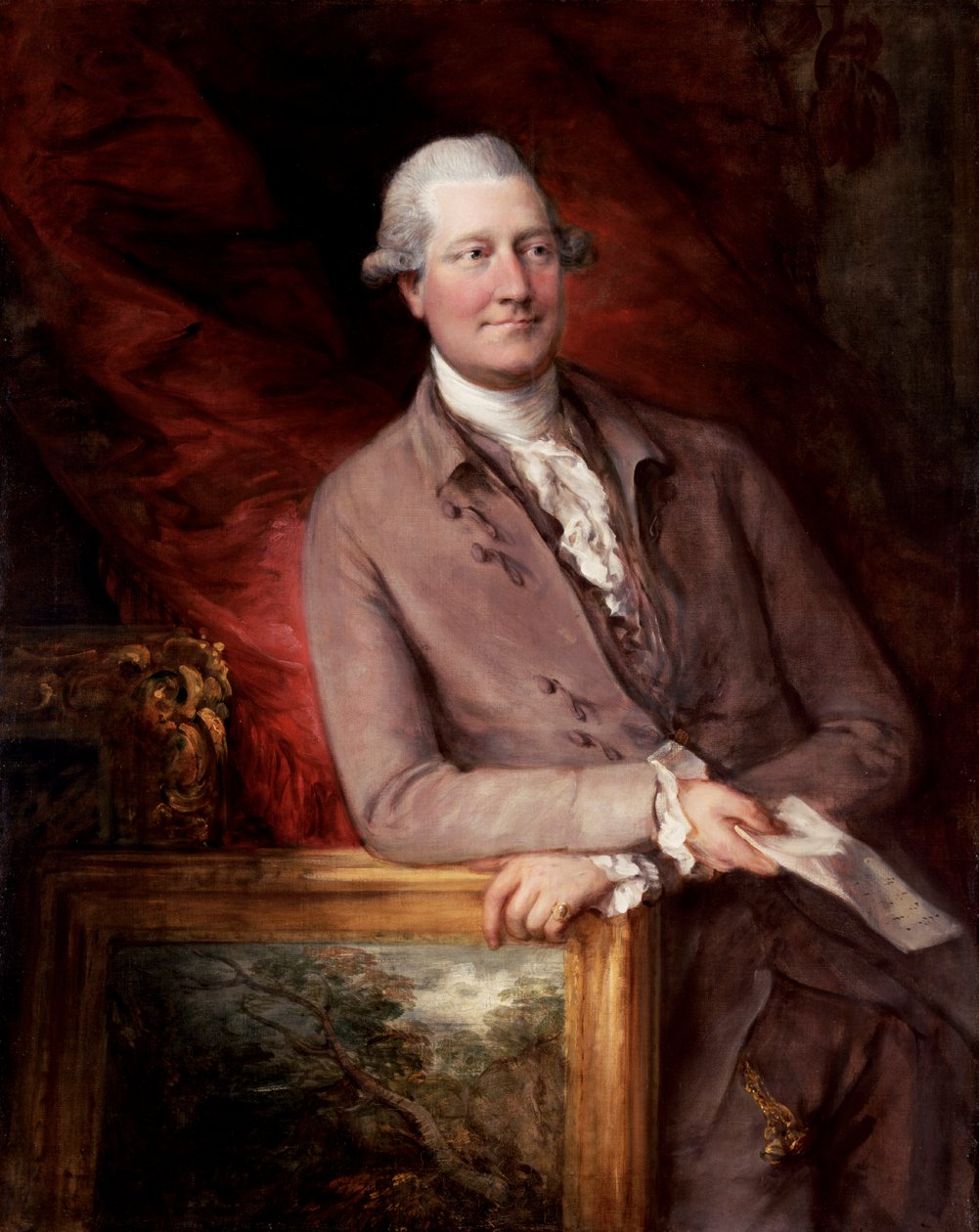 Portrét Jamese Christieho (1730-1803) od Thomas Gainsborough