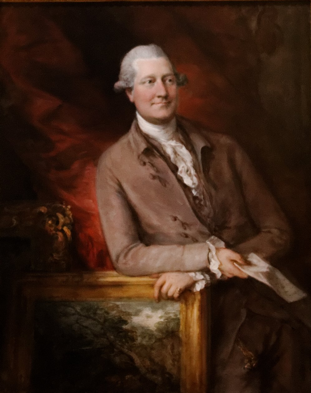 Portrét Jamese Christieho (1730 - 1803) od Thomas Gainsborough