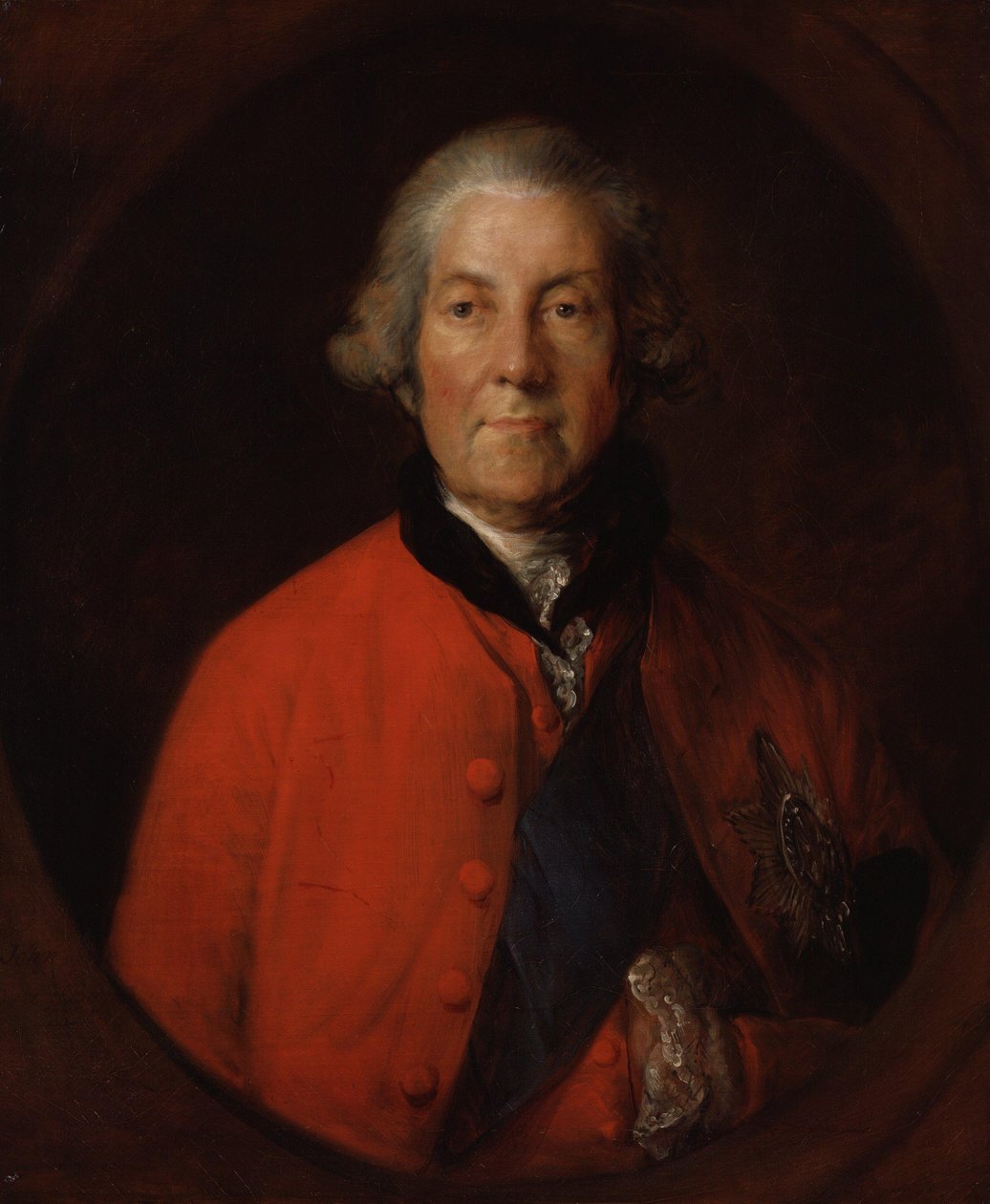 Portrét Johna Russella, 4. vévody z Bedfordu (1710-1771) od Thomas Gainsborough