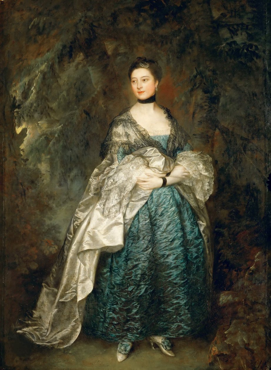 Portrét Lady Alston, Gertrude Durnford 1731-1807, 1760. od Thomas Gainsborough