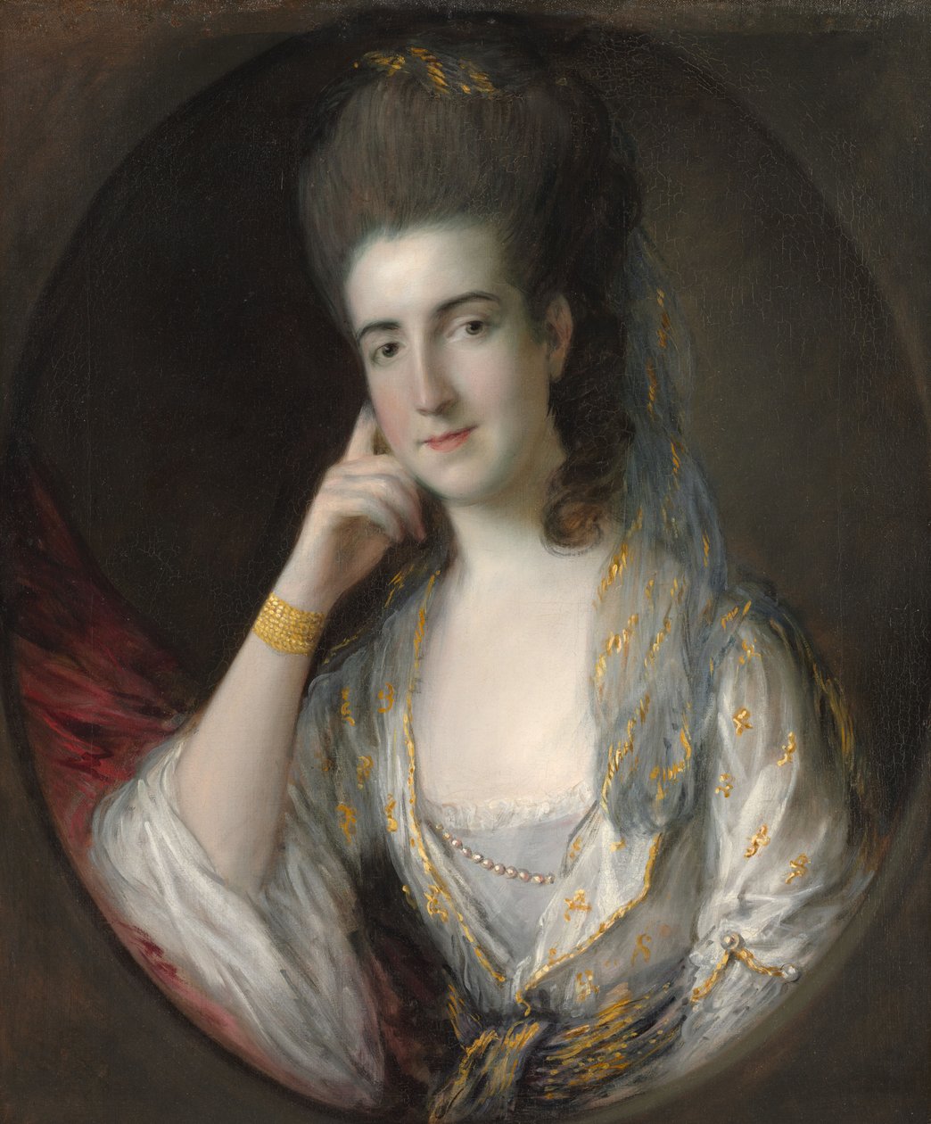 Portrét Mary Wiseové, kolem roku 1776 (olej na plátně) od Thomas Gainsborough
