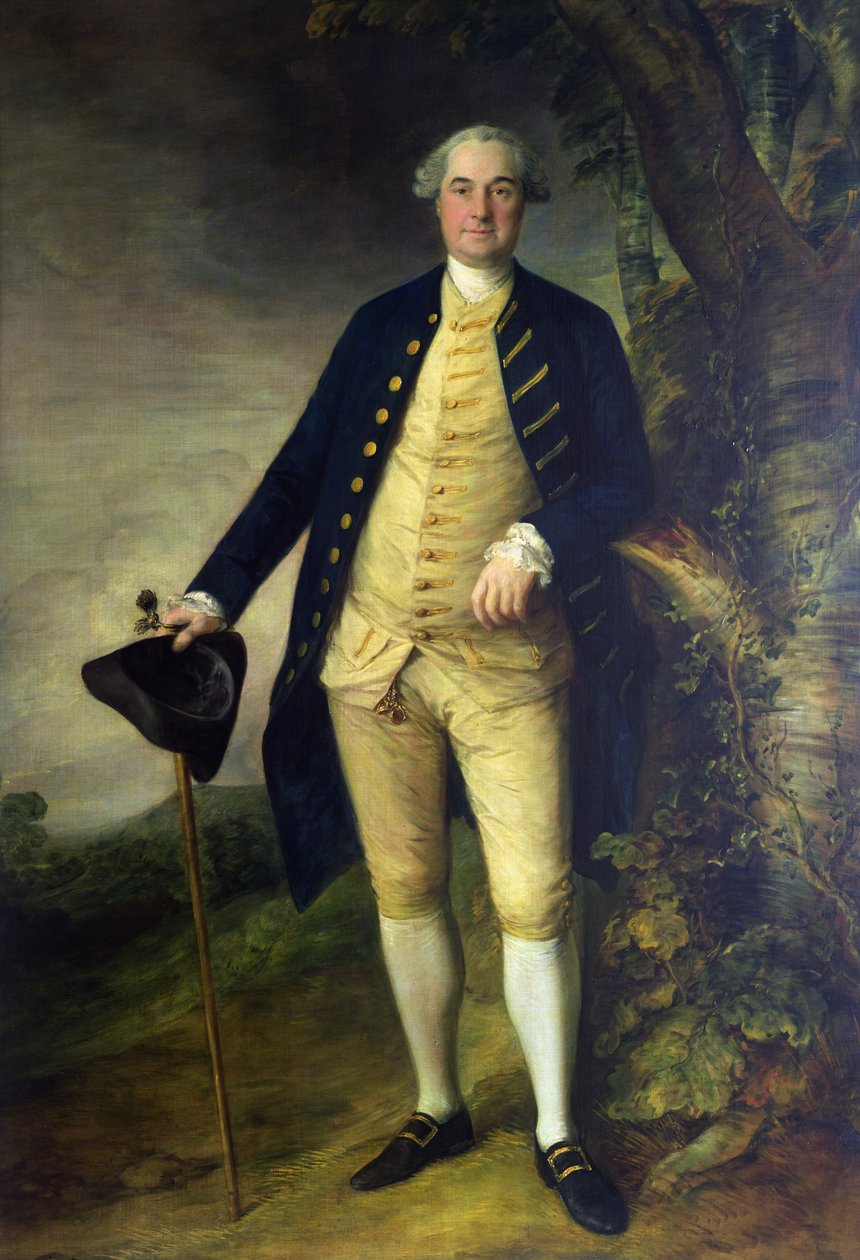 Portrét Williama Halla, 2. vikomta Gage od Thomas Gainsborough
