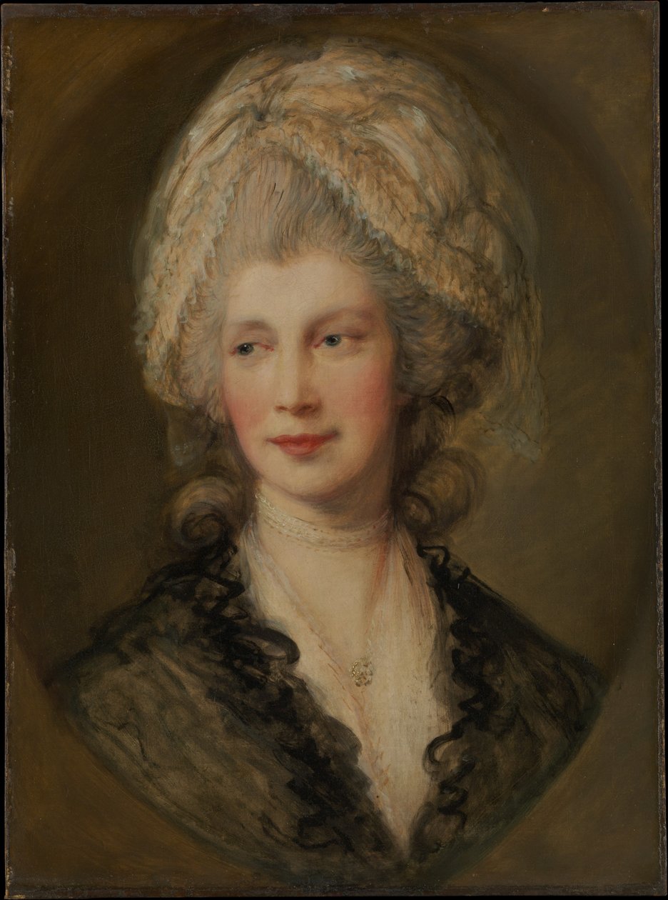 Královna Charlotte od Thomas Gainsborough