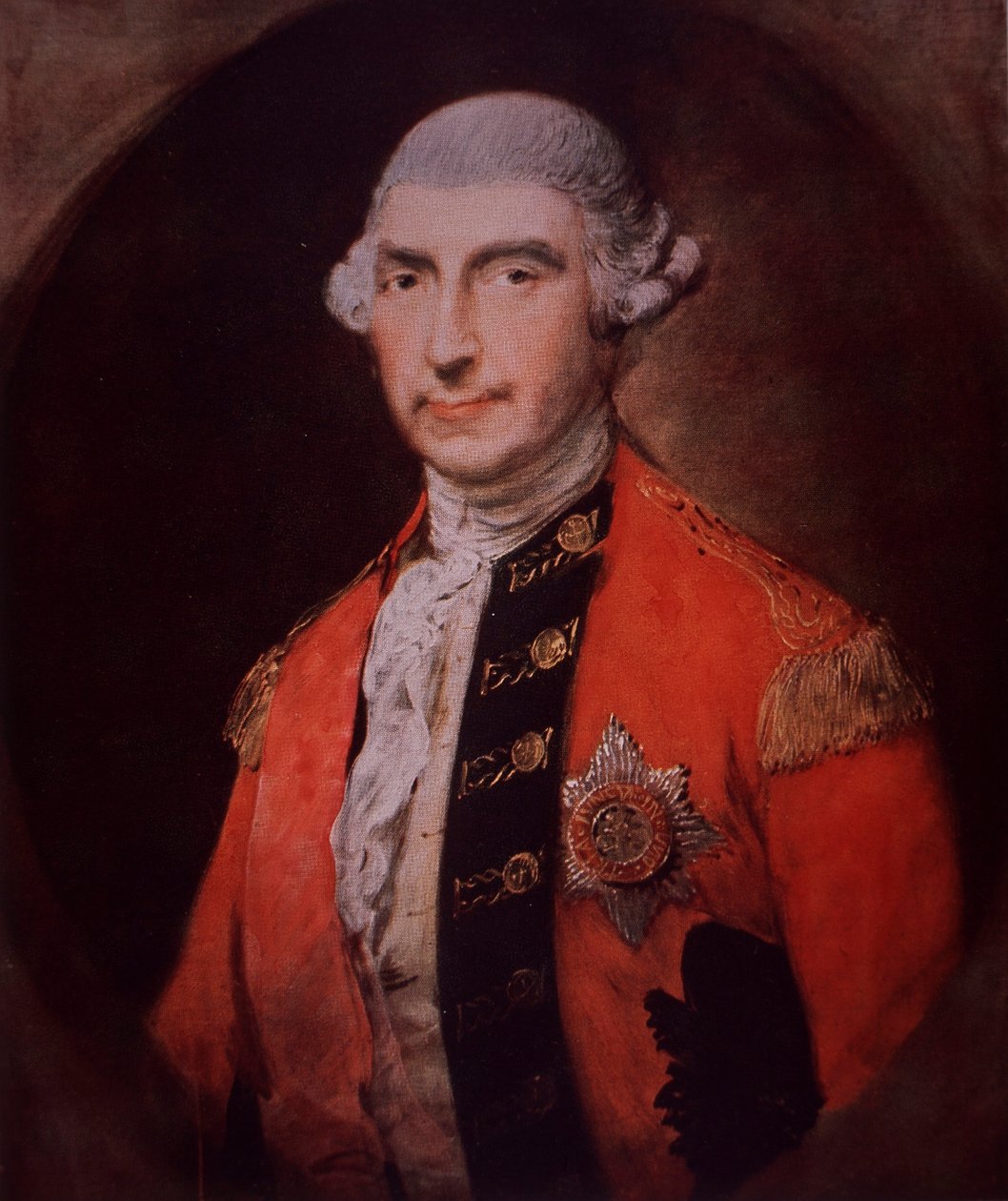 Sir Jeffrey Amherst, britský velitel bojoval proti Francouzům v Kanadě (olej na plátně) od Thomas Gainsborough
