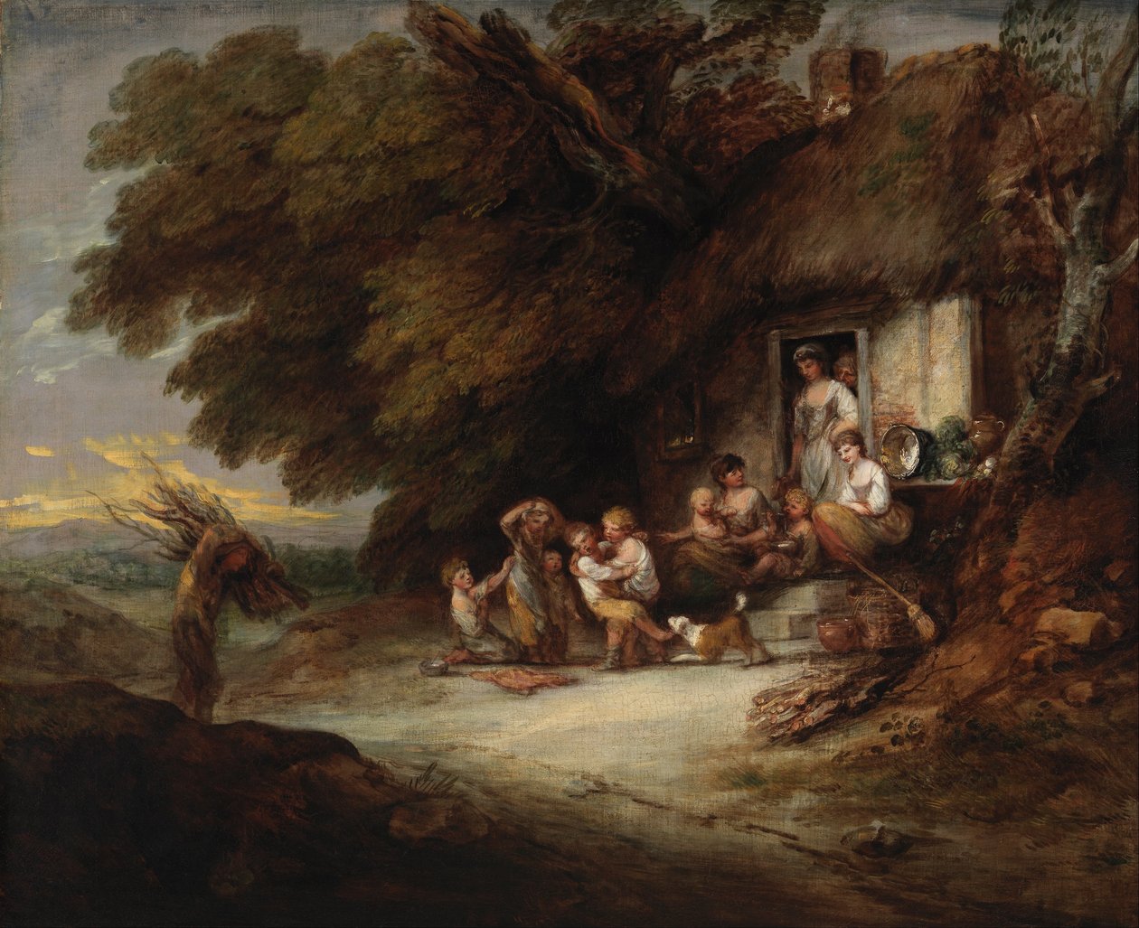 Dveře do chaty od Thomas Gainsborough