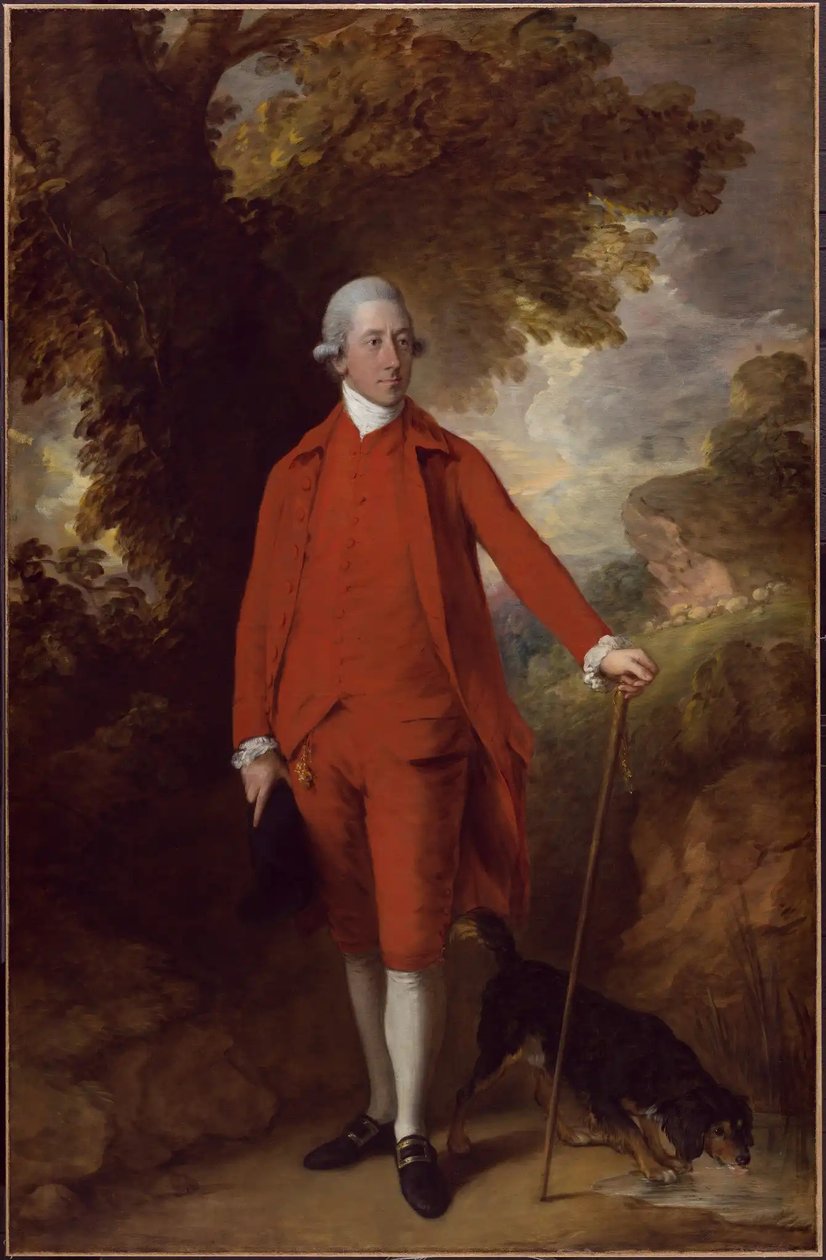 Thomas Gainsborough - Ctihodný Richard Savage Nassau de Zuylestein, M.P. od Thomas Gainsborough