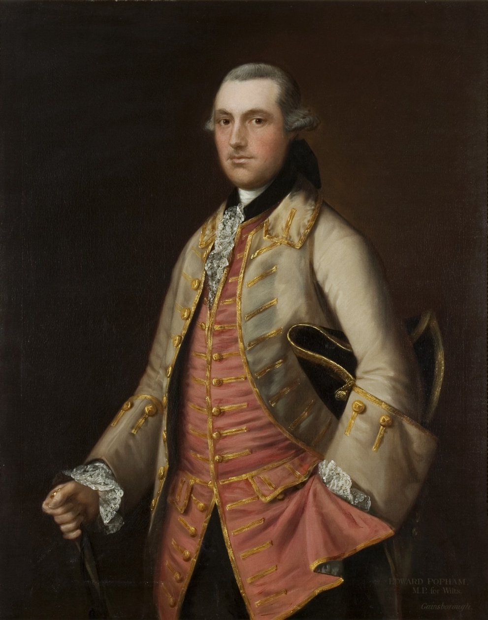 William Leyborne Leyborne, kolem roku 1763 (olej na plátně) od Thomas Gainsborough