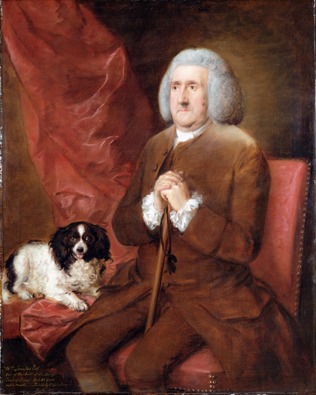 William Lowndes (1652-1724), auditor státního rozpočtu Jeho Veličenstva od Thomas Gainsborough