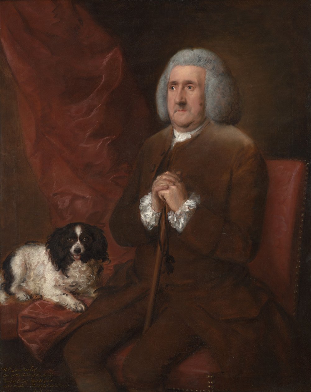 William Lowndes, auditor státního rozpočtu Jeho Veličenstva od Thomas Gainsborough
