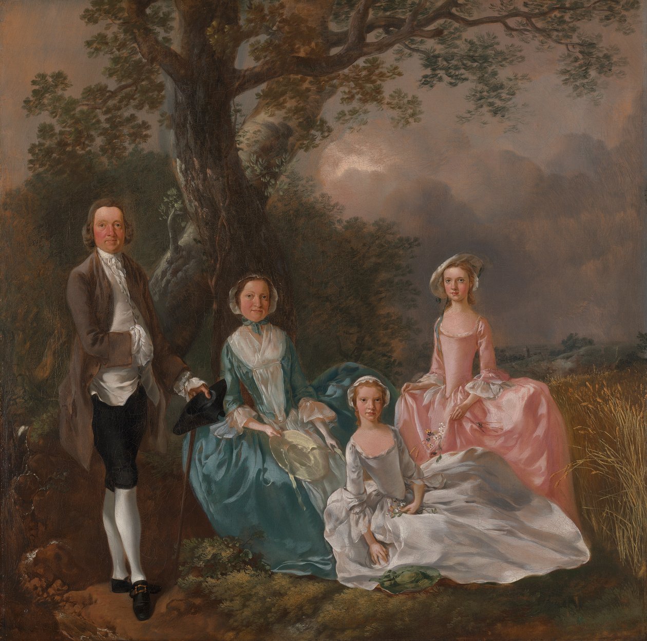 Rodina Gravenorů od Thomas Gainsborough RA