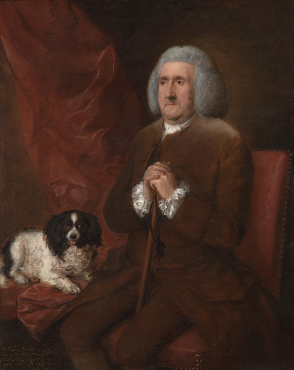William Lowndes, auditor státního rozpočtu Jeho Veličenstva od Thomas Gainsborough RA