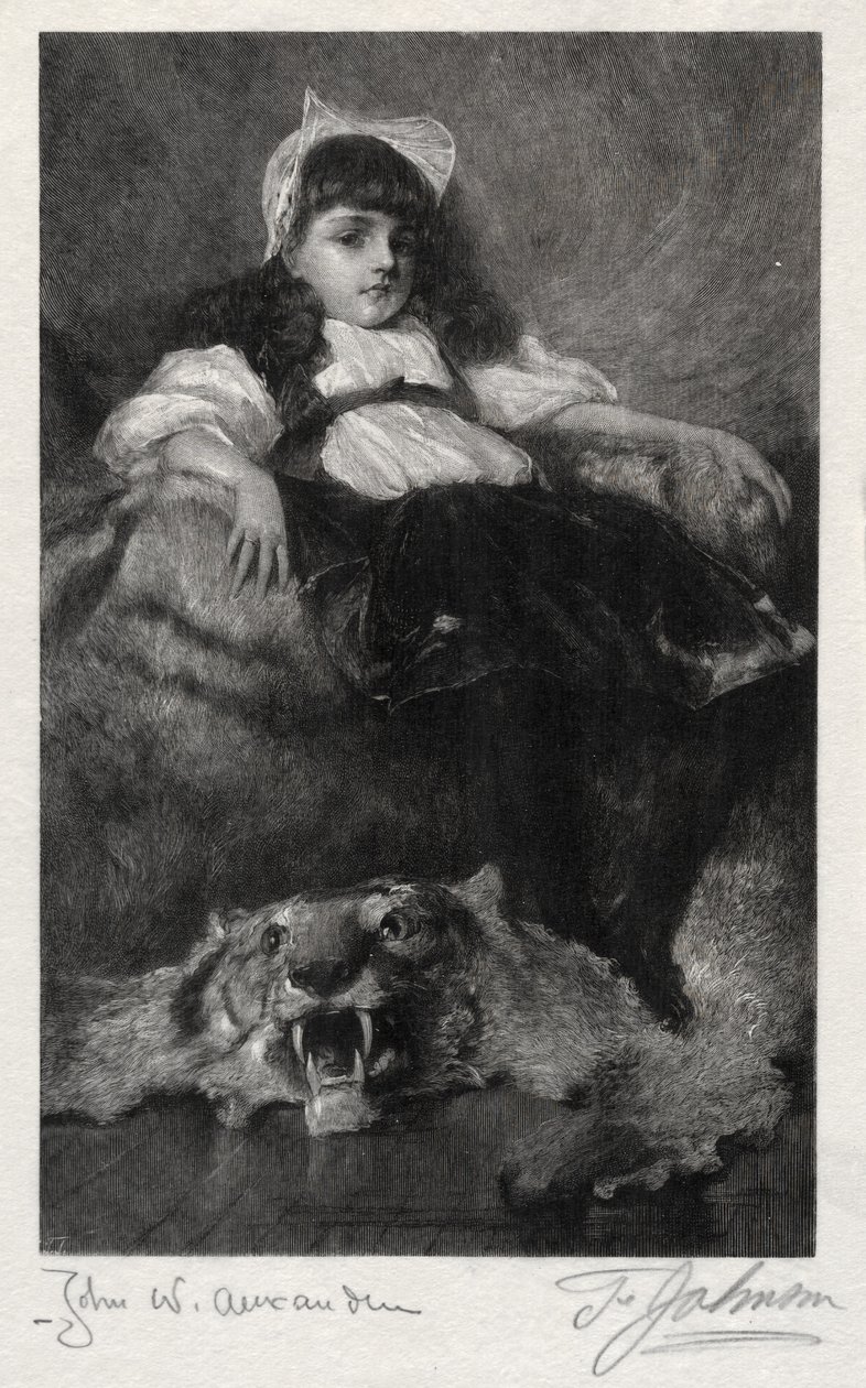 Portrét dítěte od Thomas George Johnson