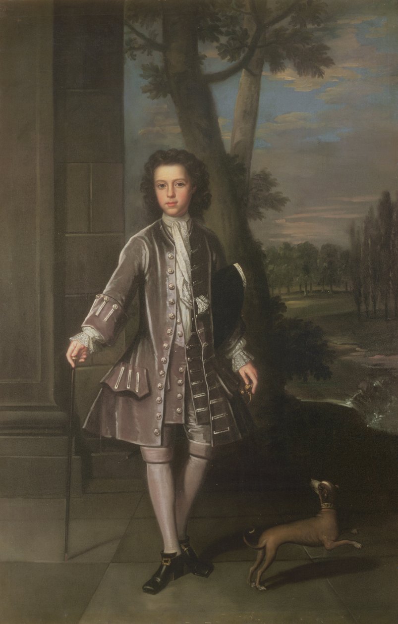 Celovečerní portrét Williama Kinga, 10 let, 1720 od Thomas Gibson