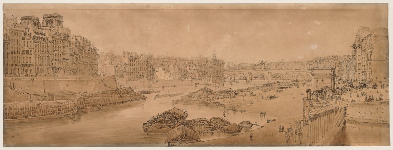 Výběr dvaceti nejmalebnějších pohledů v Paříži…, 1802. od Thomas Girtin