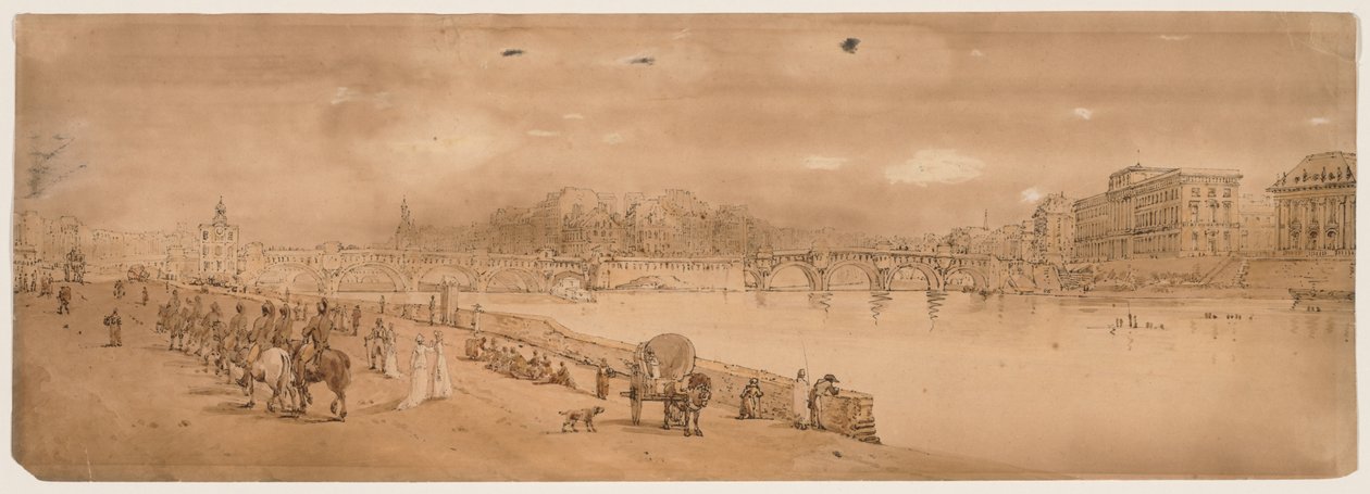 Výběr dvaceti nejmalebnějších pohledů v Paříži, 1802. od Thomas Girtin