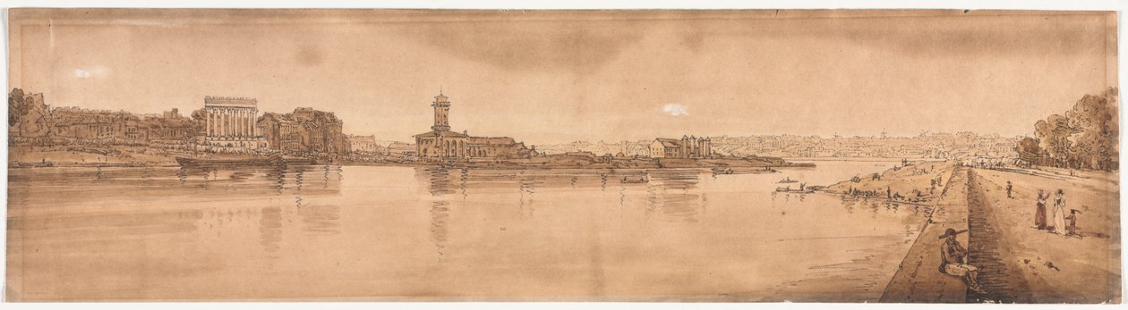 Výběr dvaceti nejmalebnějších pohledů v Paříži, 1802. od Thomas Girtin