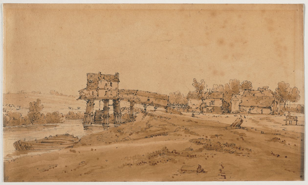 Výběr dvaceti nejmalebnějších pohledů v Paříži, 1802. od Thomas Girtin