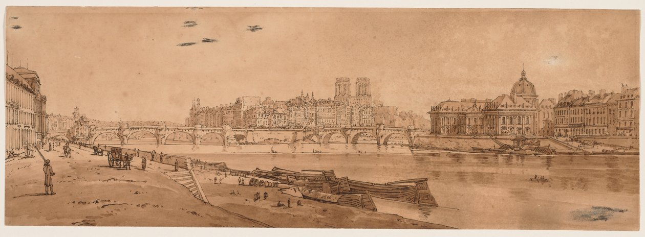 Výběr dvaceti nejmalebnějších pohledů v Paříži, 1802. od Thomas Girtin