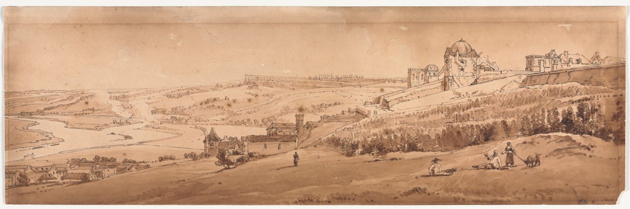 Výběr dvaceti nejmalebnějších pohledů v Paříži, 1802. od Thomas Girtin