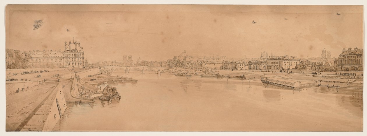 Výběr dvaceti nejmalebnějších pohledů v Paříži, 1802. od Thomas Girtin