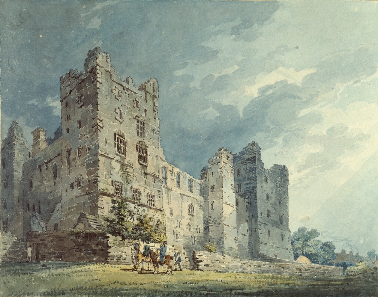 Bolton Castle, Yorkshire, 1795-1802 od Thomas Girtin
