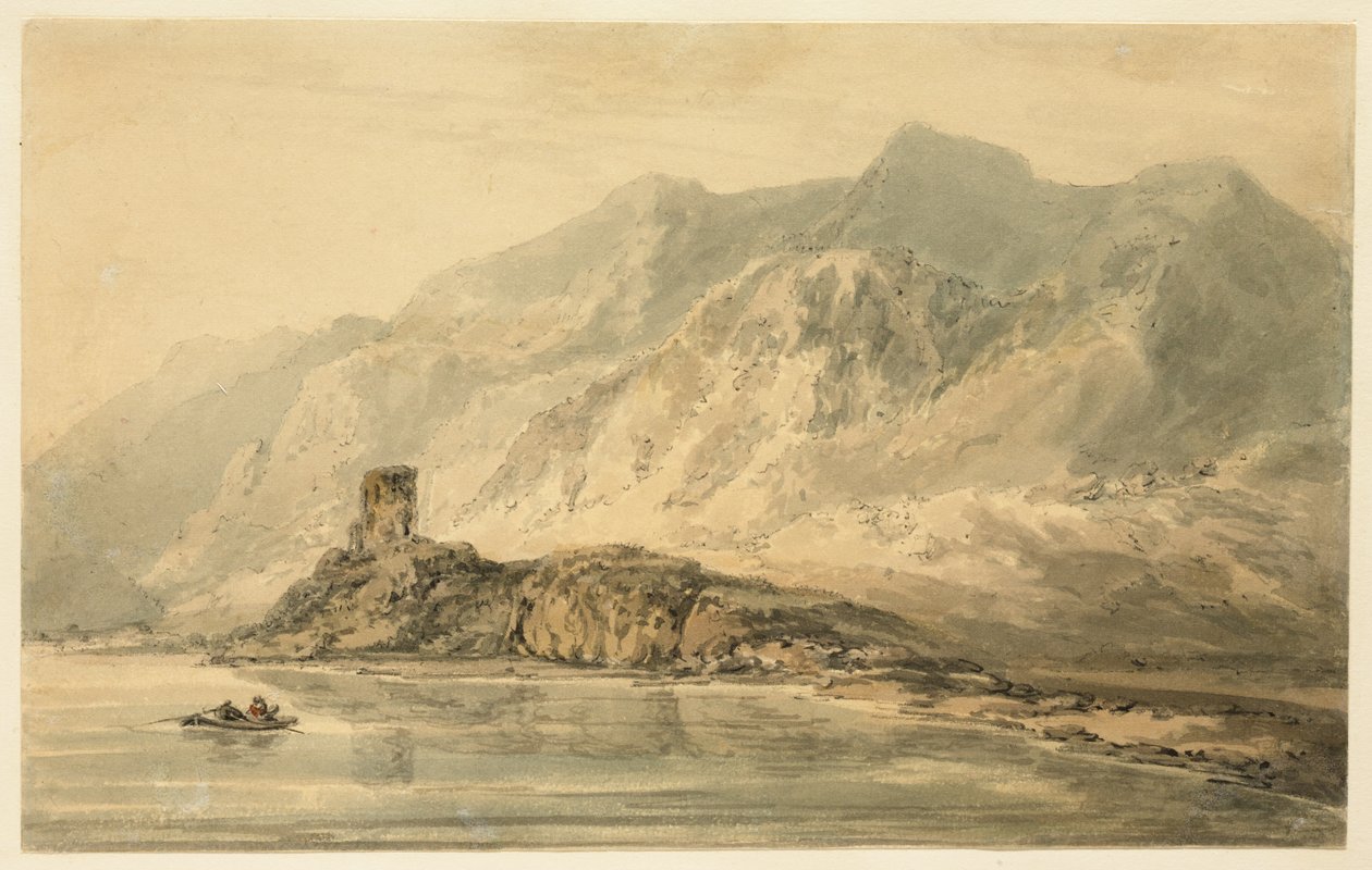 Hrad Dolbadarn od Thomas Girtin
