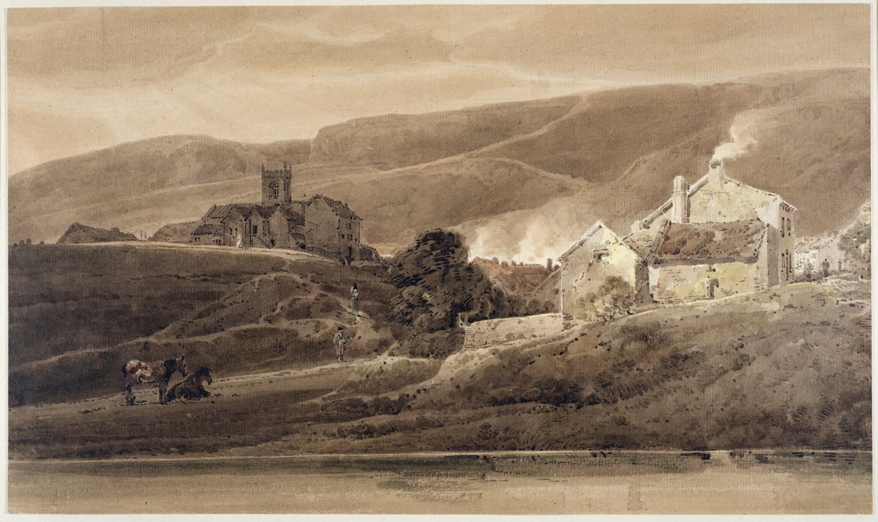 Ilkley, Yorkshire od Thomas Girtin