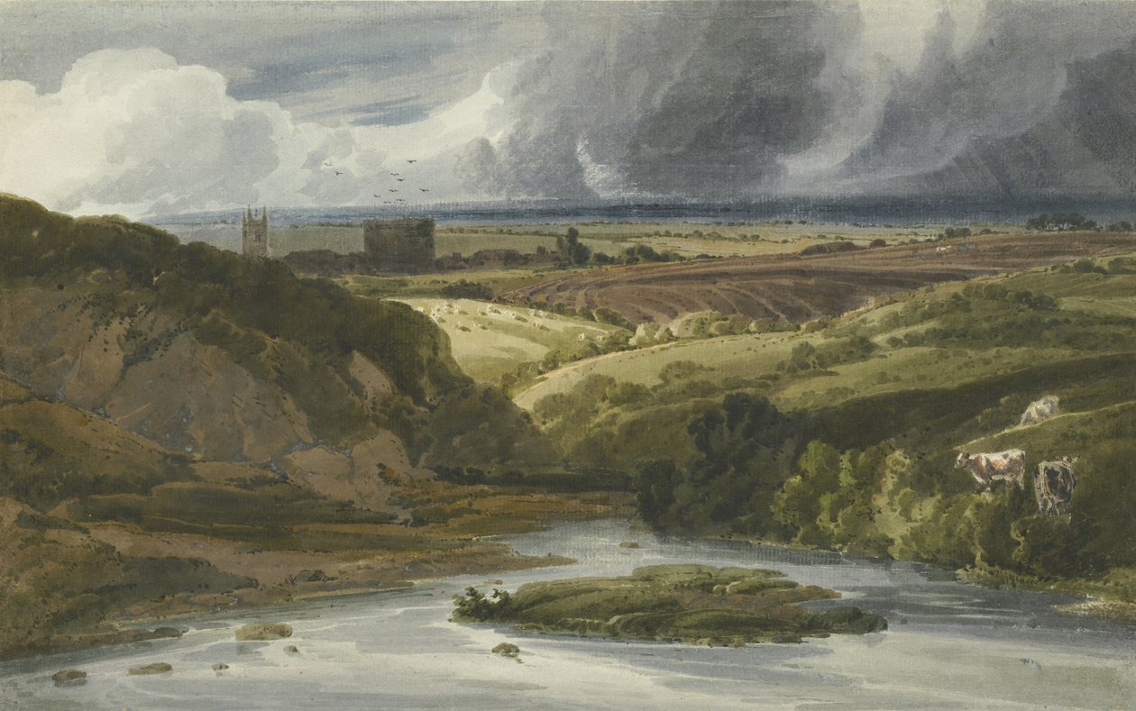 Hrad Lydford, 1800 od Thomas Girtin