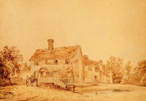 Pinkneys Farm, Redwinter, Essex od Thomas Girtin
