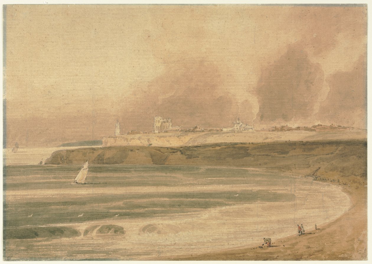 Tynemouth, Northumberland od Thomas Girtin