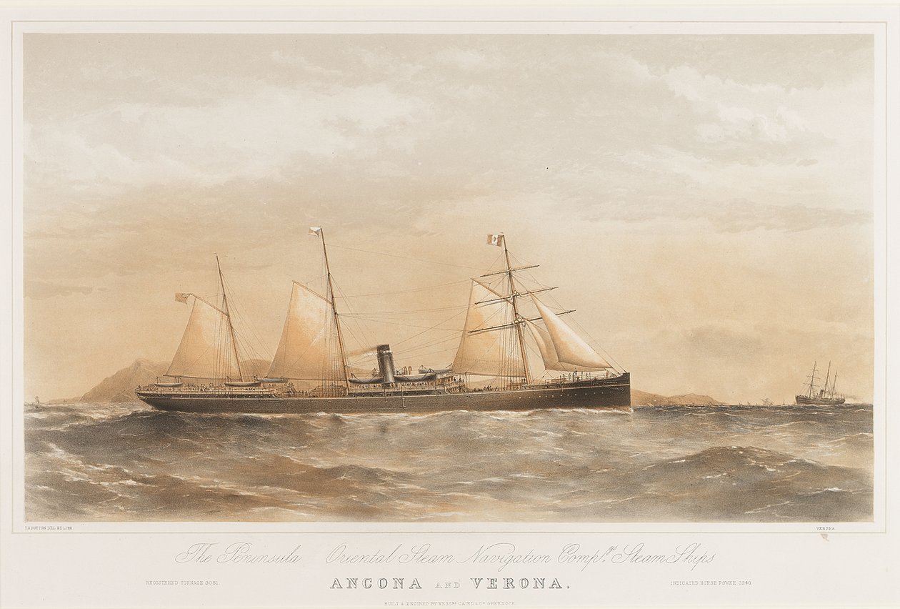 Ancona" a "Verona od Thomas Goldsworth Dutton